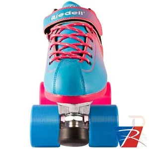 Riedell Dart Blue & Pink Ombre Skates