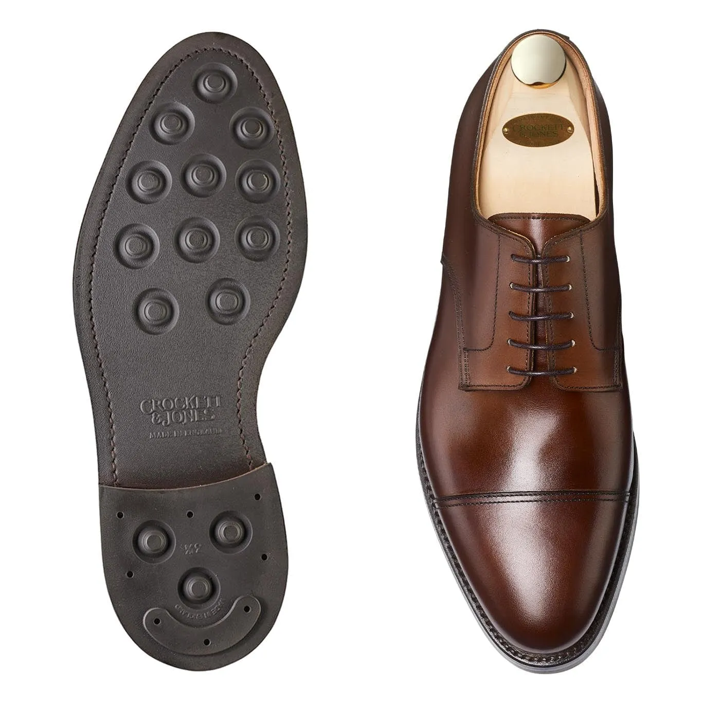 Ripon Dark Brown Burnished Calf