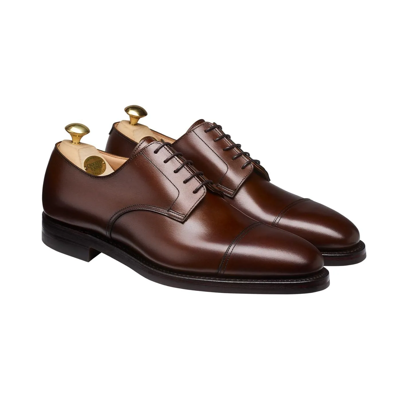 Ripon Dark Brown Burnished Calf