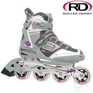 Roller derby Q 60 Inline Skates White & Purple