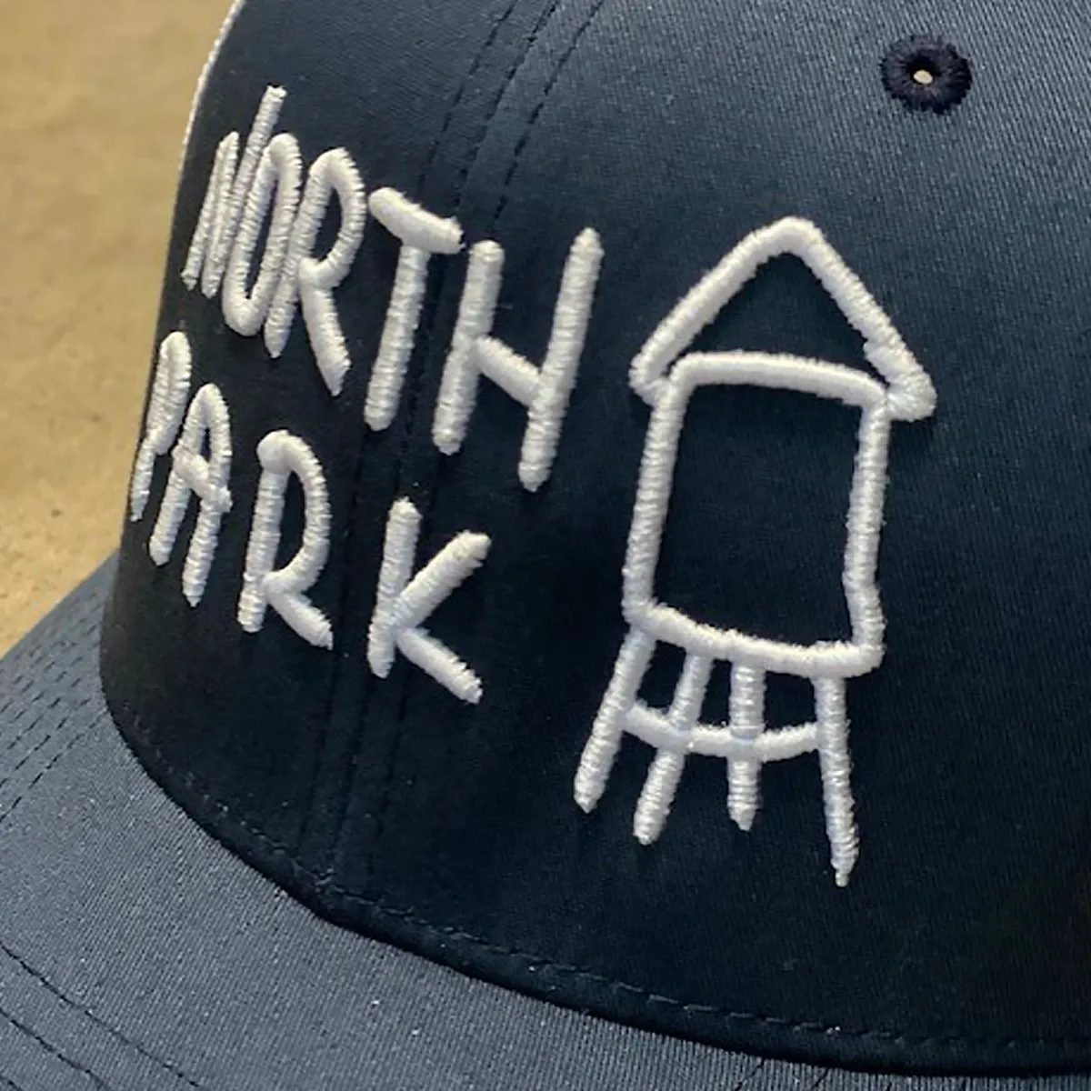 Sketchy North Park Mesh Trucker Cap