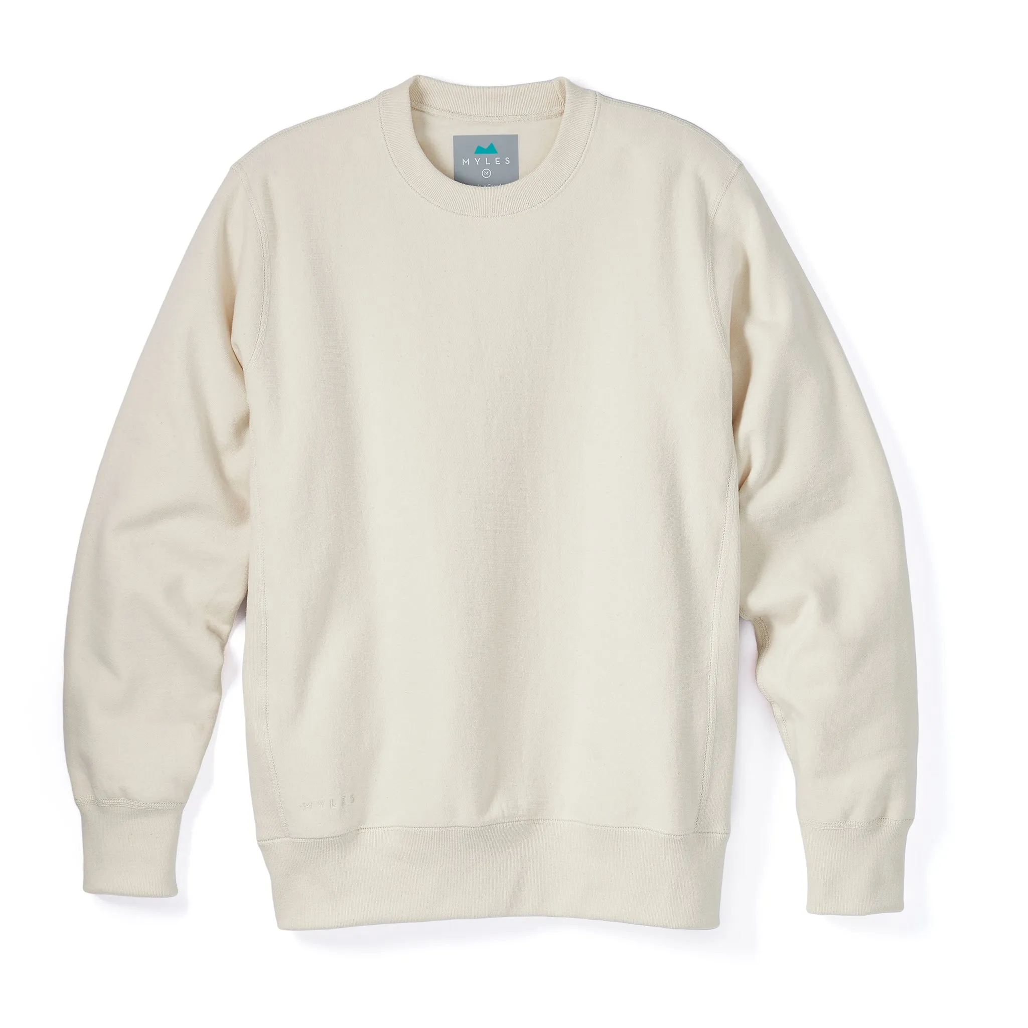 Skyline Heavyweight Fleece Crewneck in Oatmeal