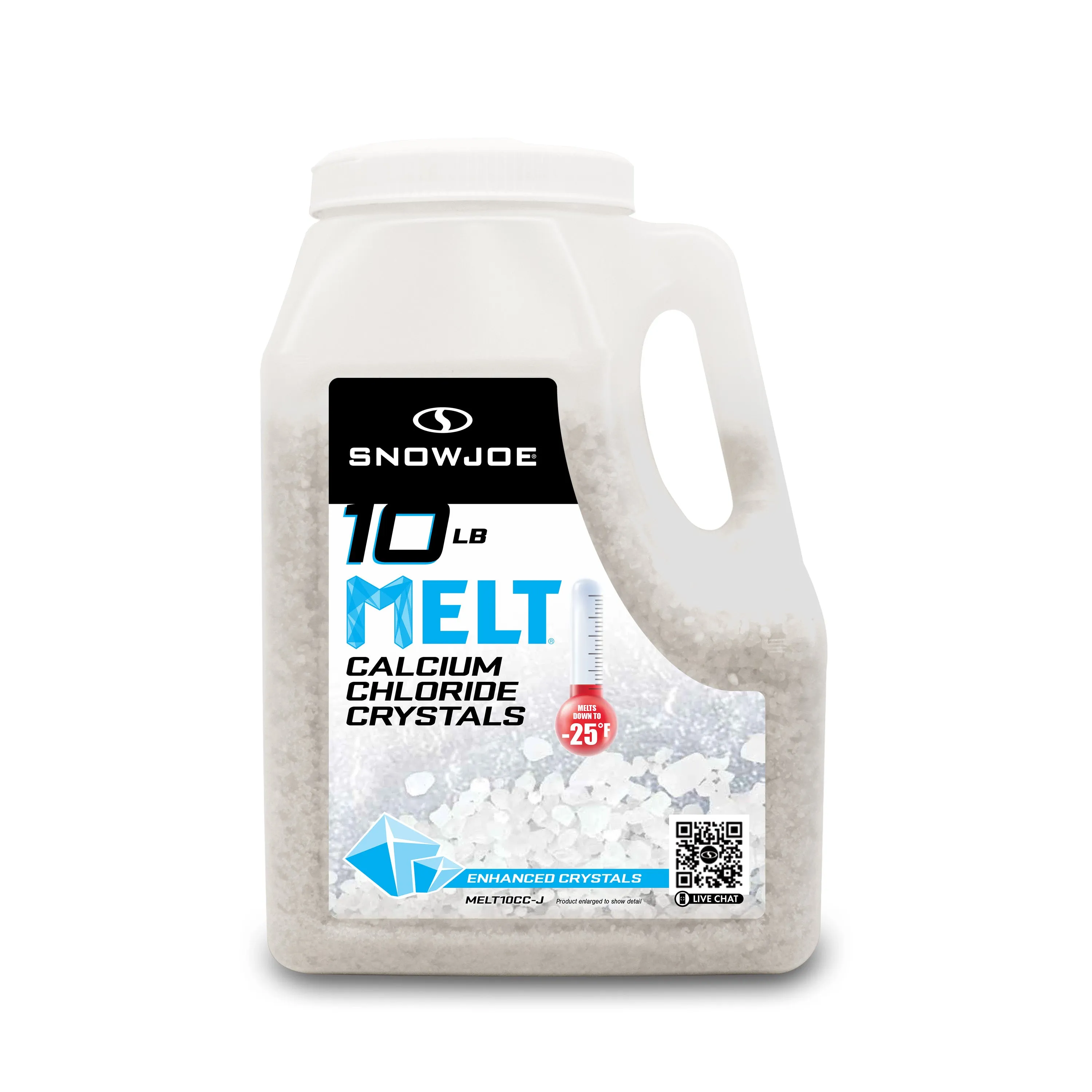 Snow Joe MELT10CC-J Calcium Chloride Crystals Ice Melter | 10-Lbs.