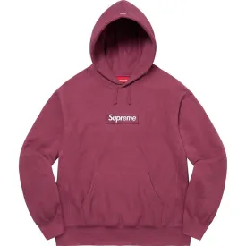 Supreme Box Logo Hooded Sweatshirt (Plum)