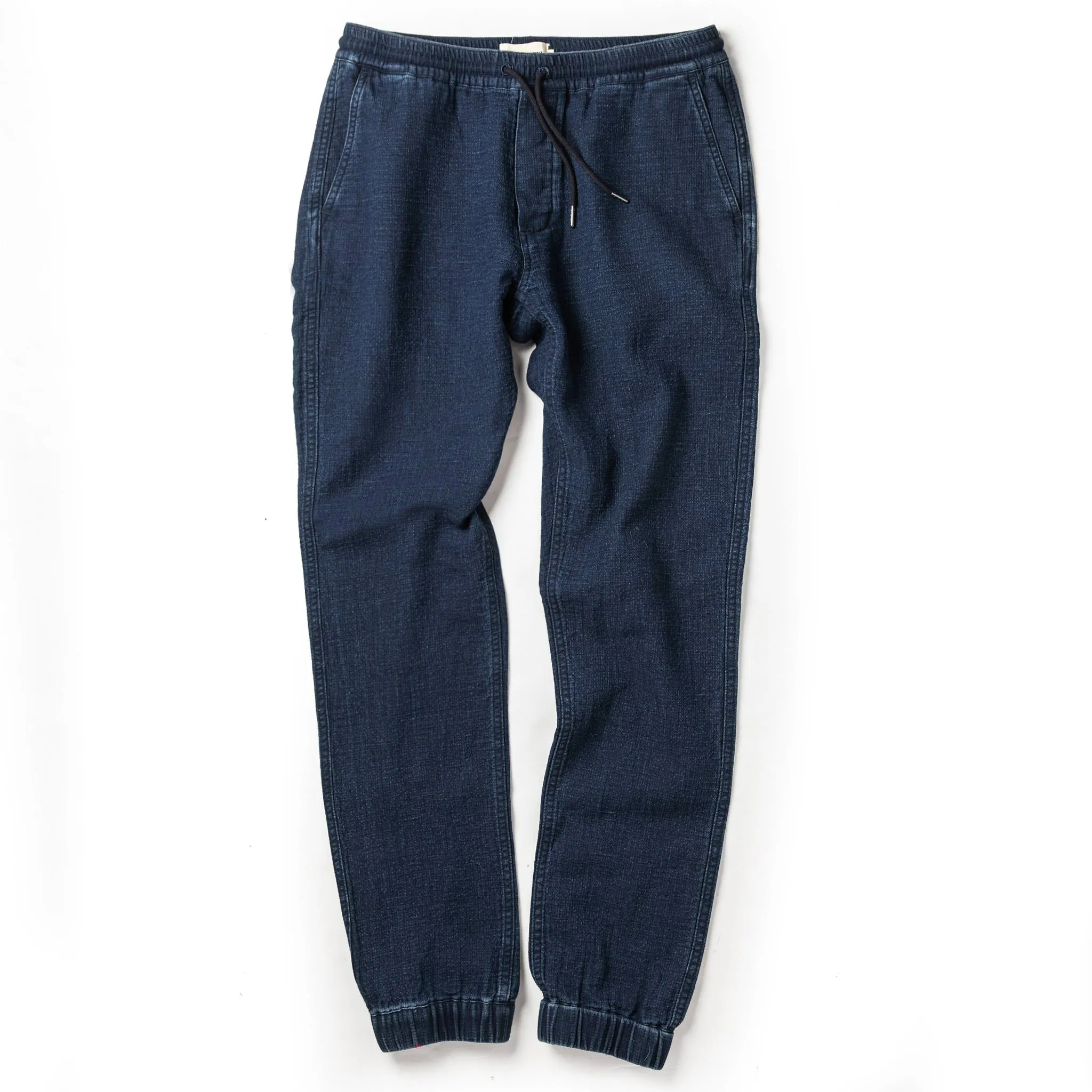 The Apres Pant in Indigo Double Cloth