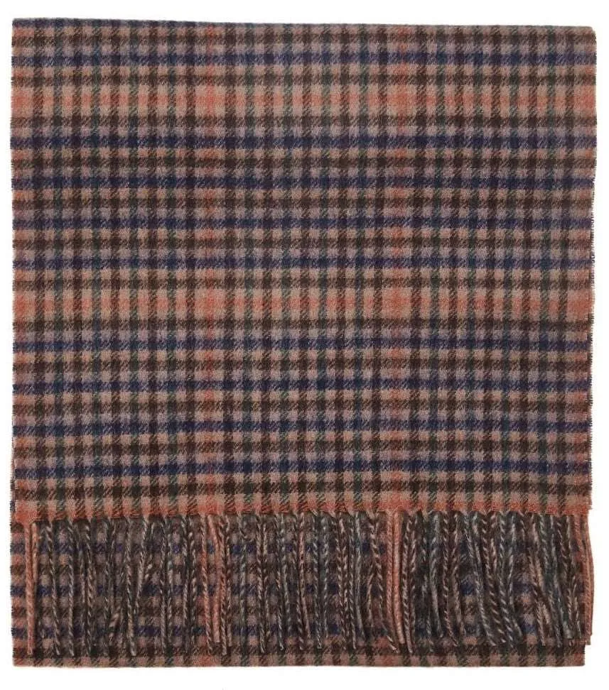 Traditional Gun Club Country Check Lambswool Scarf