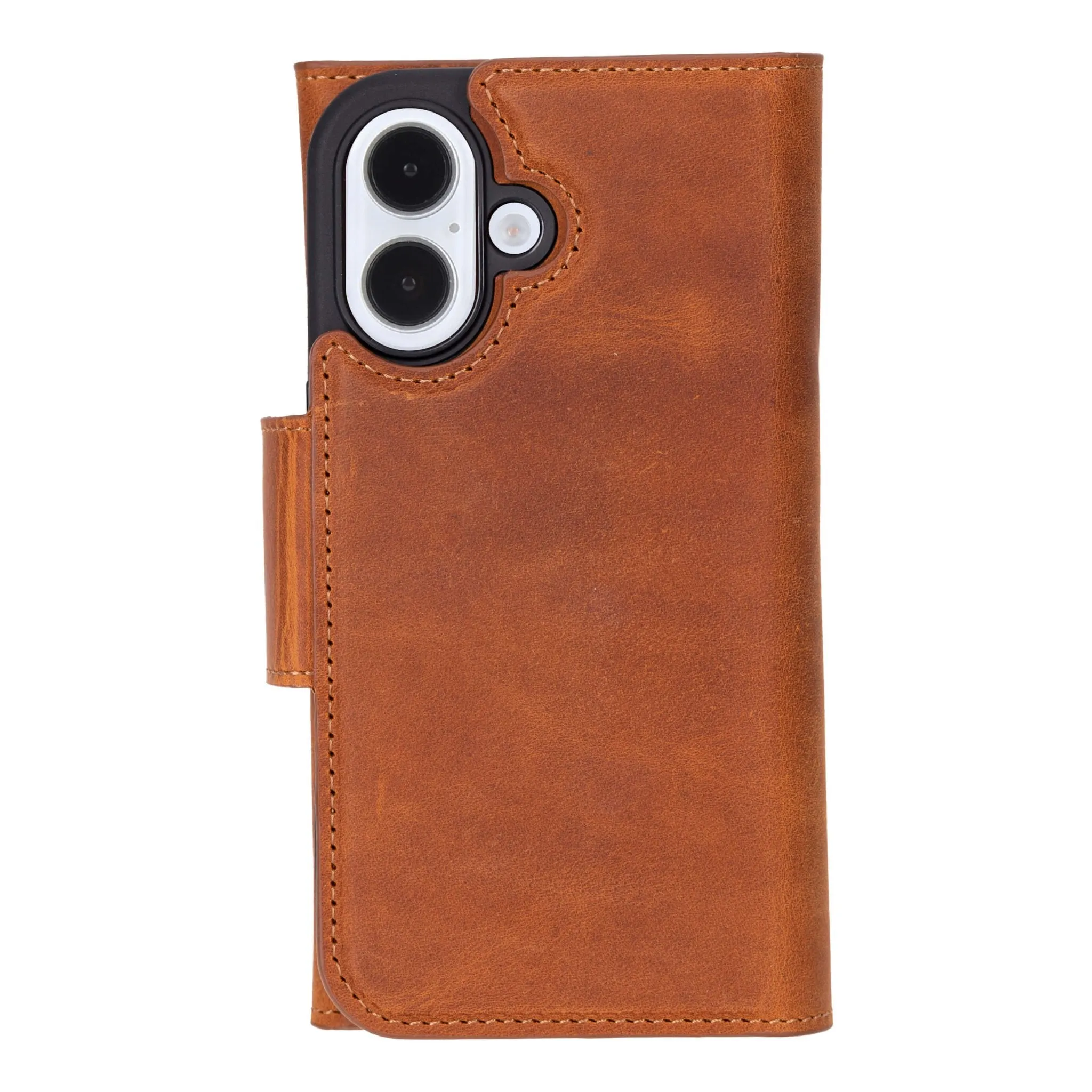 Tudor iPhone 16 Plus Wallet Case, Golden Brown