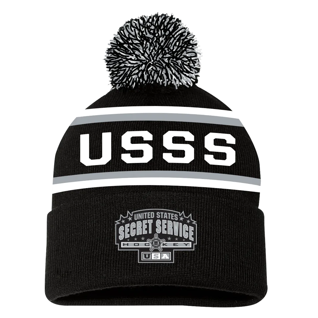 US Secret Service Pom Beanie / Toque