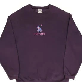 VINTAGE DISNEY EEYORE EMBROIDERED 1990S SWEATSHIRT SIZE MEDIUM